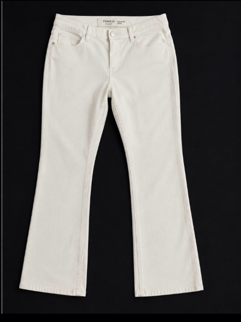 torrid - Super High Kick Boot - White Jeans - 14